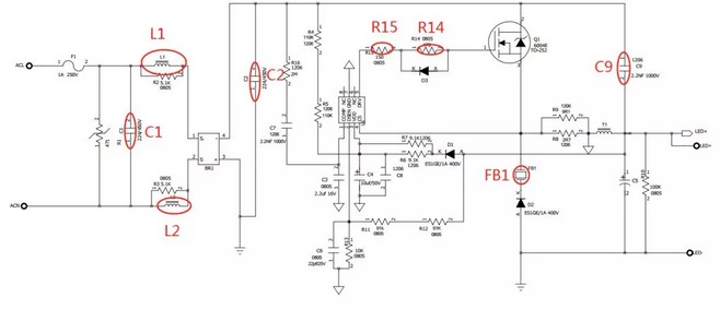 開關電源適配器EMI整改實際案例